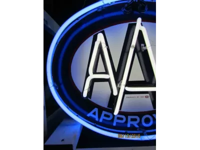 New AAA Approved Double Sided Porcelain Neon Sign 30"W x 24"H