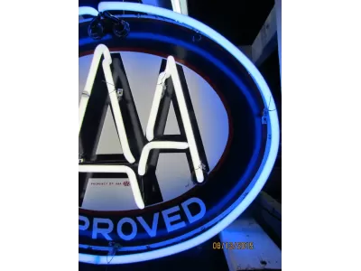 New AAA Approved Double Sided Porcelain Neon Sign 30"W x 24"H