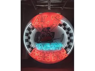 Al's Speed Shop 72 IN Diameter