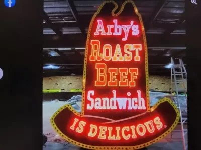 Arbys Roast Beef 8 FT W x 19 FT H
