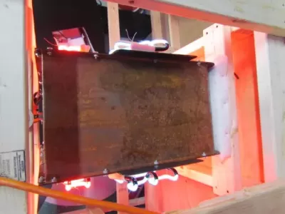 New Autolite Double-Sided Porcelain Neon with Aged Steel Can 30" W x 20" H