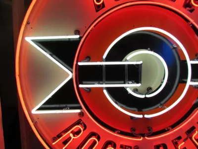 New A&W Root Beer Porcelain Neon 48" Diameter