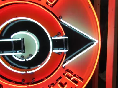 New A&W Root Beer Porcelain Neon 48" Diameter