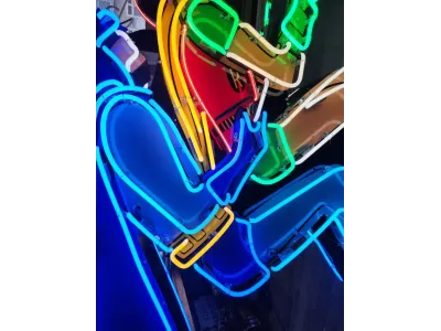 New Batman & Robin Double-sided Painted Neon Sign 61"W x 75"H