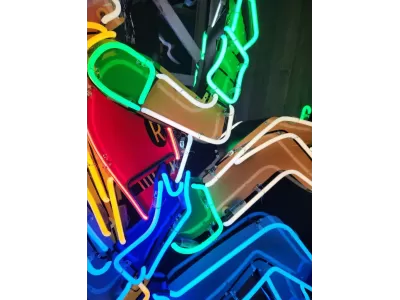 New Batman & Robin Double-sided Painted Neon Sign 61"W x 75"H