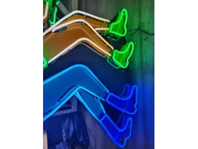 New Batman & Robin Double-sided Painted Neon Sign 61"W x 75"H