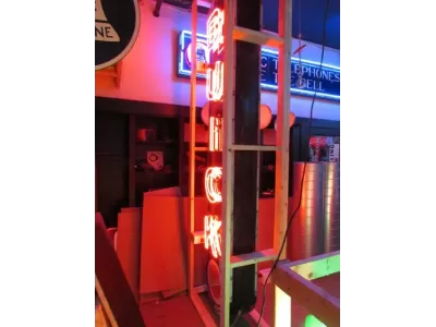 Original Double-Sided Dealership Buick Porcelain Neon Sign 25 IN W x 11 FT H
