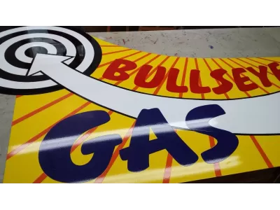 Bullseye Gas Animated  7 FT W x 5 FT H (in process)