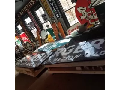 Original Burger Chef Porcelain Neon 19 FT W x 16 1/2 FT H