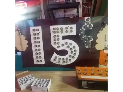 Original Burger Chef Porcelain Neon 19 FT W x 16 1/2 FT H