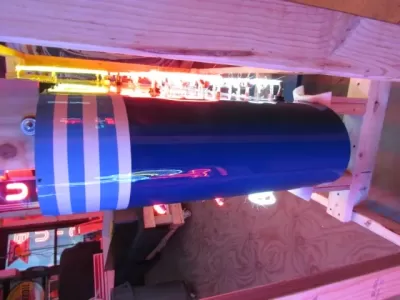 New Cadillac Double-Sided Porcelain Neon Sign with Bullnose 72"W x 48"H