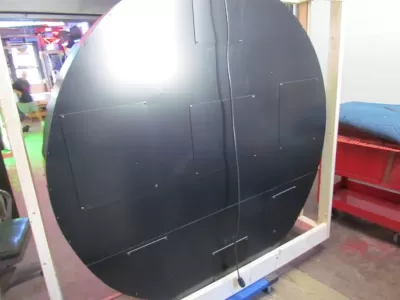 New Chevelle SS (Flashing) 454-LS6 Porcelain Neon Sign 70 IN Diameter