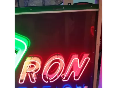 New Chevron Porcelain Neon Sign 60"W x 42"H