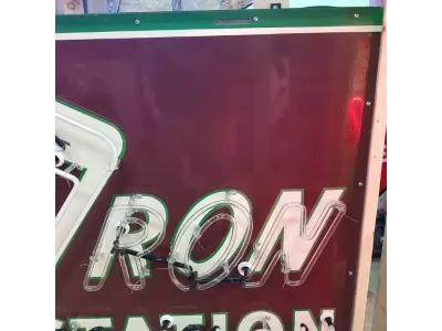 New Chevron Porcelain Neon Sign 60"W x 42"H