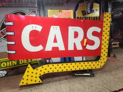 New Chevrolet Auto Sales Painted Neon Sign 13 FT W x 15 FT H