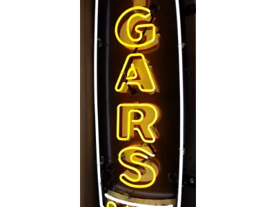 New 5 FT Cigars Single-Sided Painted Sign with Neon (Your Name)