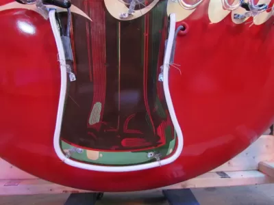 Original Coca-Cola 48" Button Porcelain Neon Sign