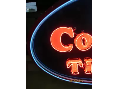 New Cooper Tires Porcelain Neon Sign 48"W x 30"H
