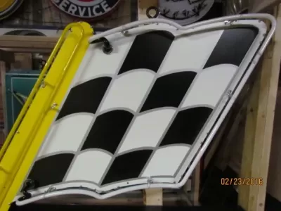 New Corvette 427 Turbo-Jet Porcelain Neon Sign 8 FT W x 4 FT H