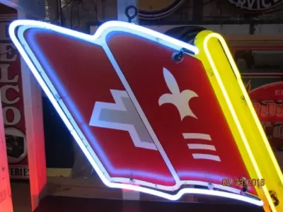 New Corvette 427 Turbo-Jet Porcelain Neon Sign 8 FT W x 4 FT H