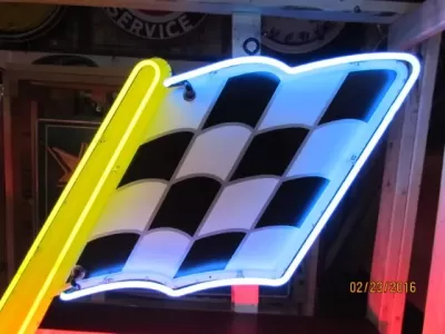 New Corvette 427 Turbo-Jet Porcelain Neon Sign 8 FT W x 4 FT H