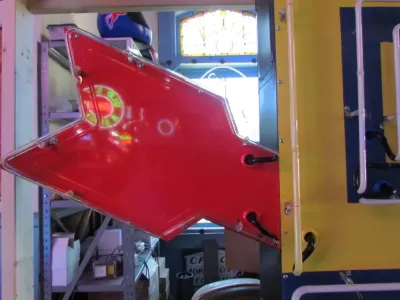 New Deep Rock GAS Flashing Porcelain Neon 9 FT W x 6 1/2 FT H 