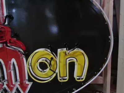 New Demon Porcelain Neon Sign 72"W x 48"H