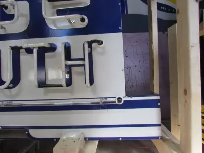 New Dodge/Plymouth Double-Sided Porcelain Neon Sign with Bullnose 72"W x 40"H