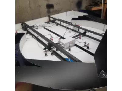 New Licensed "Dog n' Suds" Painted Neon Sign with Chaser Lights 106.5 IN W x 96 IN H