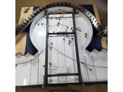 New Licensed "Dog n' Suds" Painted Neon Sign with Chaser Lights 106.5 IN W x 96 IN H