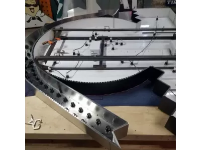 New Licensed "Dog n' Suds" Painted Neon Sign with Chaser Lights 106.5 IN W x 96 IN H