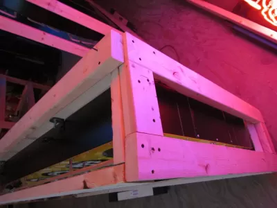 New DOTS Candy Box Porcelain Neon Sign 80 IN W x 23 IN H