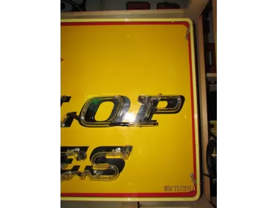 New Dunlop Tires Porcelain Neon Sign 52"W x 28"H