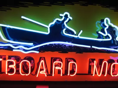  New Evinrude Porcelain Neon Sign 60"W x 30"H