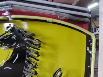 New Ferrari Porcelain Neon Sign 35"W x 48"H