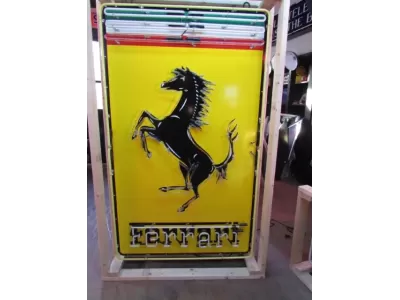 New Ferrari Porcelain Neon Sign 36"W x 72"H