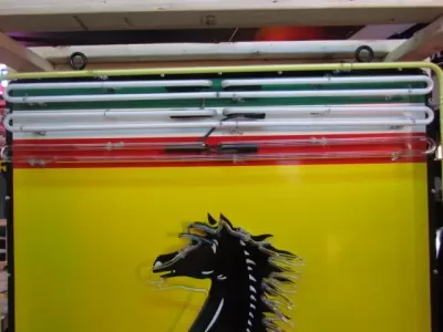 New Ferrari Porcelain Neon Sign 36"W x 72"H