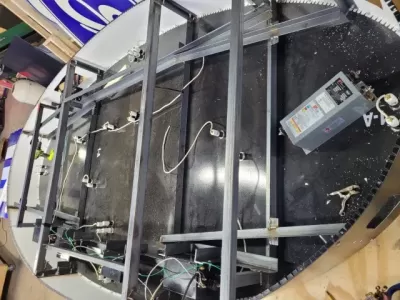 New Ford with Wings Double-Sided Porcelain Neon Sign 16 FT W x 6 FT H