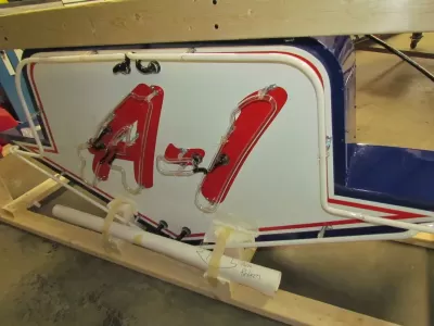 New Ford A-1 Animated Arrow Double-Sided Porcelain Neon Sign 6 FT W x 30"H