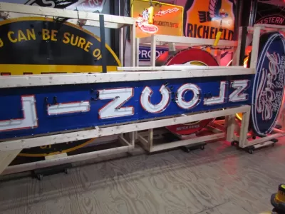 New Ford Motor Company / Lincoln Porcelain Neon Sign 6 FT W x 15 1/2 FT H