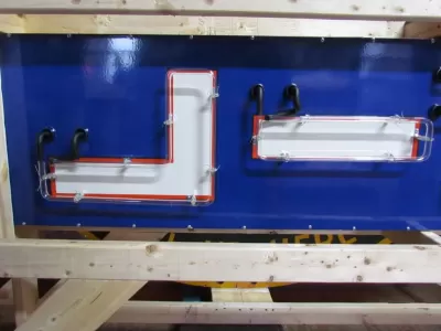 New Ford Motor Company / Lincoln Porcelain Neon Sign 6 FT W x 15 1/2 FT H