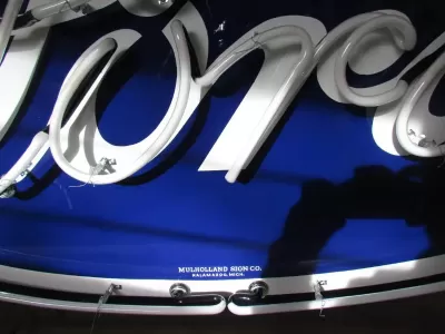 New Ford Oval Porcelain Neon Sign 6 FT Wide x 36" High