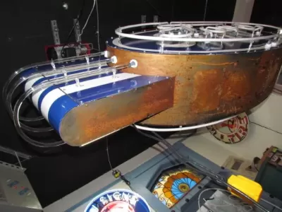 New Double-Sided Ford Oval with Wings Porcelain Neon Sign - 8 FT W x 36"H