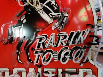 New Frontier Keyhole Porcelain Neon Sign 48"W x 48"H 