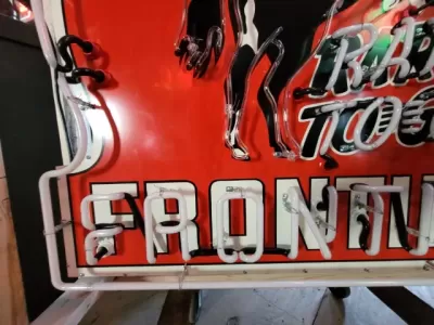 New Frontier Keyhole Porcelain Neon Sign 48"W x 48"H 