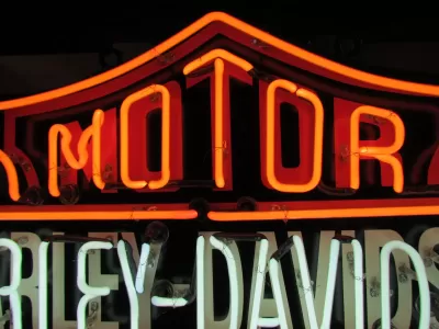 New Harley Davidson Porcelain Neon Sign 48 IN W x 24 IN H 