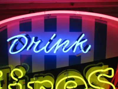 New Hires Root Beer Porcelain Neon Sign 56"W x 40"H