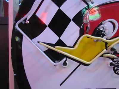 New Hot Rod Garage Porcelain Neon Sign 48" Diameter 