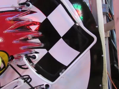 New Hot Rod Garage Porcelain Neon Sign 48" Diameter 