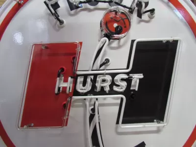 New Hurst Porcelain Neon Sign 48 IN Diameter